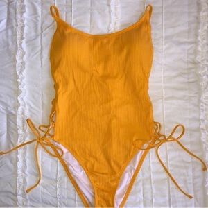 NWT Yellow One piece from PINK size L